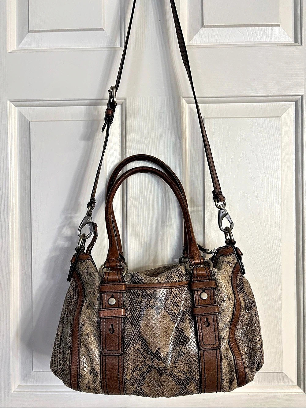 Fossil Maddox Python Satchel - Picture 3 of 14